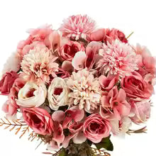 1/2pcs Silk Rose Artificial Flowers Wedding Home Festival Decoration Bride Bouquet Craft Scrapbooking Wreaths Photography Props